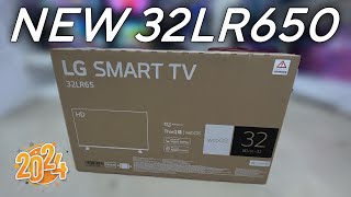 Unboxing New 2024 Smart TV LG 32LR650 Pakai Web OS 8.1.0