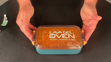 Lava Gel Oven: Self-Heating Lunch Box | Flameless | No Cords | Portable