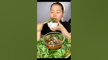 Rau ngót chấm cá basa kho lạt #mukbang #cabasa #food #comnha #homnayangi #antoicongchuyen