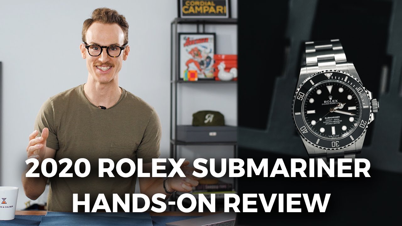 rolex submariner on hand