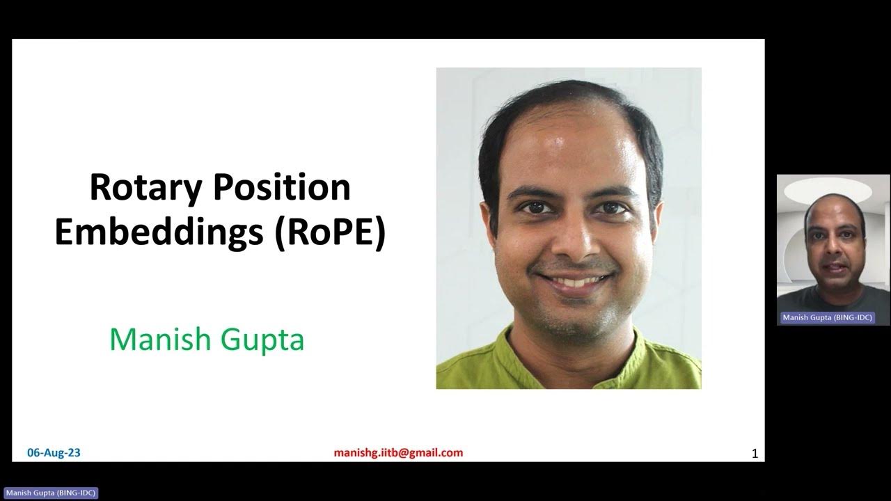 Rotary Positional Embeddings YouTube