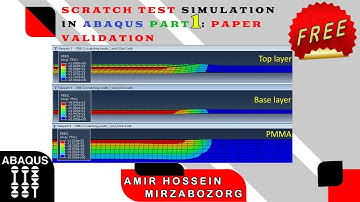 Scratch Test Simulation in Abaqus Part 1: Paper Validation