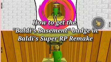 How to get the "Baldi