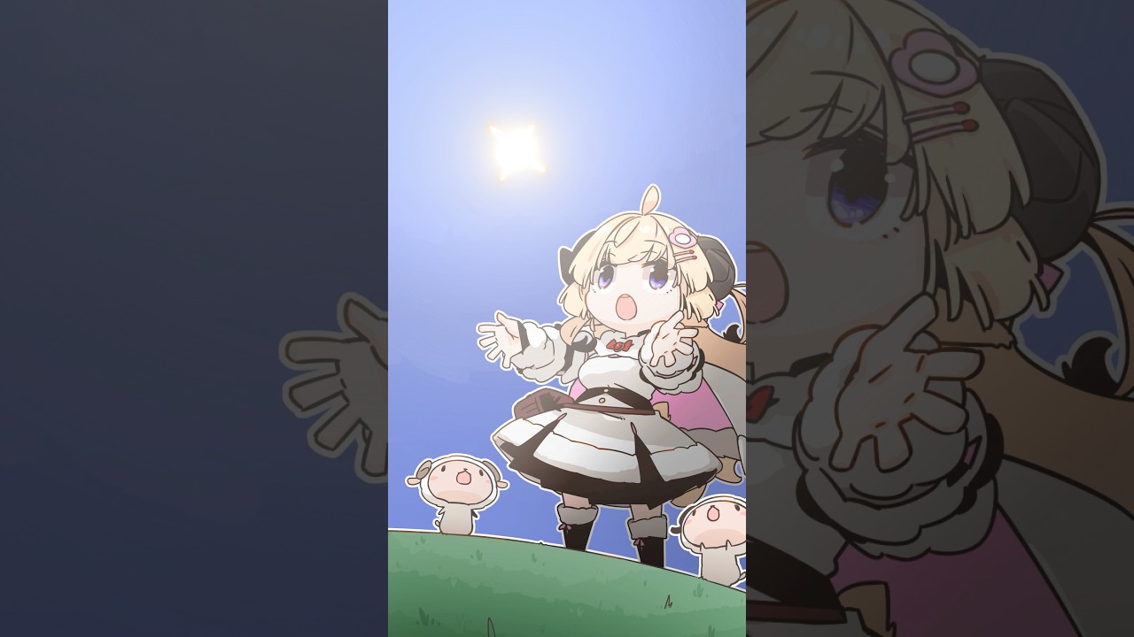【手描きアニメ】わための大冒険！！！ #shorts #灰色の証明