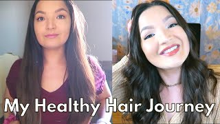 My Healthy Hair Journey - Damaged and Frizzy to Soft and Healthy (my best tips!)