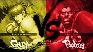 Kiryu Tsukimiya [Guy] Vs MoffuMoffu [Balrog] SSF4 Arcade Edition 2012 720 HD