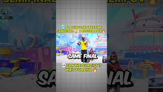 🥶15K FREE FIRE TOURNAMENT SEMI FINAL🏆 | 40 ALIVE IN LAST ZONE | RUSHER POV 🔥 | Free Fire