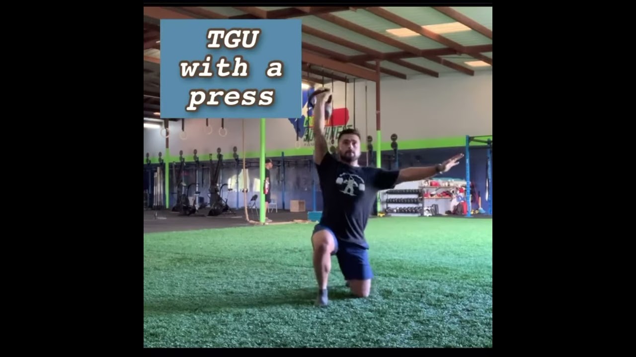 Turkish Get Up TGU All Progressions Presses