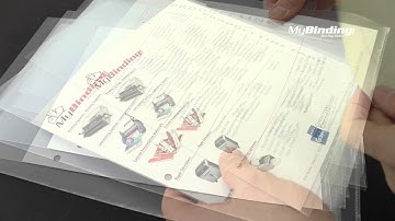 C Line Clear Reduced Glare Recycled Project Folders Demo