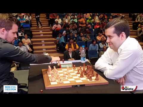 Magnus Carlsen vs Vishy Anand  Tata Steel Chess India Rapid 2019 