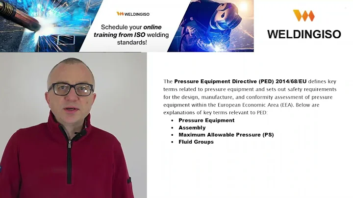 Pressure Equipment Directive (PED) 2014/68/EU key terms