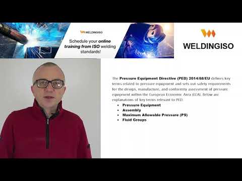 Pressure Equipment Directive (PED) 2014/68/EU key terms