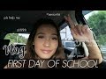 FIRST DAY OF SCHOOL VLOG (SENIOR YEAR)