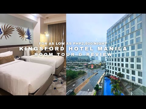 Php 2,800/night! Kingsford Hotel Manila | Room tour &amp; Review! Perfect Hotel for Concert goers! ✨