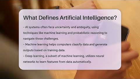 What Defines Artificial Intelligence? - Talking Tech Trends