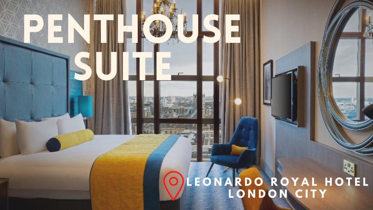 LEONARDO ROYAL HOTEL LONDON CITY TOUR | penthouse mini room tour | travel vlog