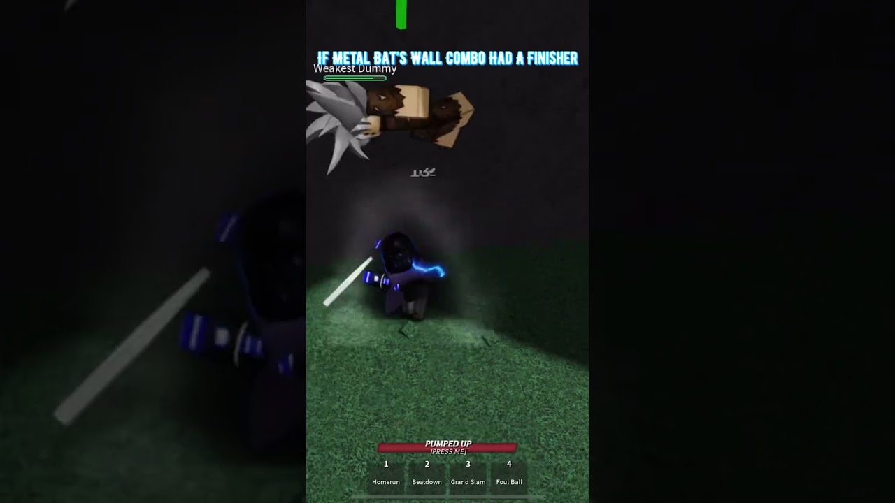 Metal Bat Wall Combo Finisher | (The Strongest Battlegrounds)