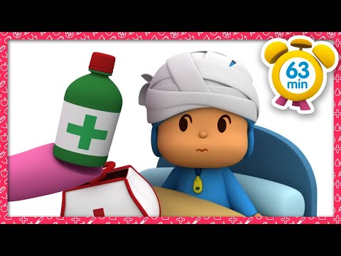 💊 POCOYO TÜRK - Bebiş Hasta [ 63 dakika ] Çocuklar için ÇIZGI FILMLER