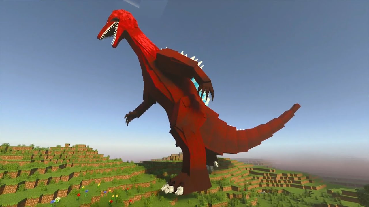 BloodBath Godzilla Addon in Minecraft Bedrock - YouTube