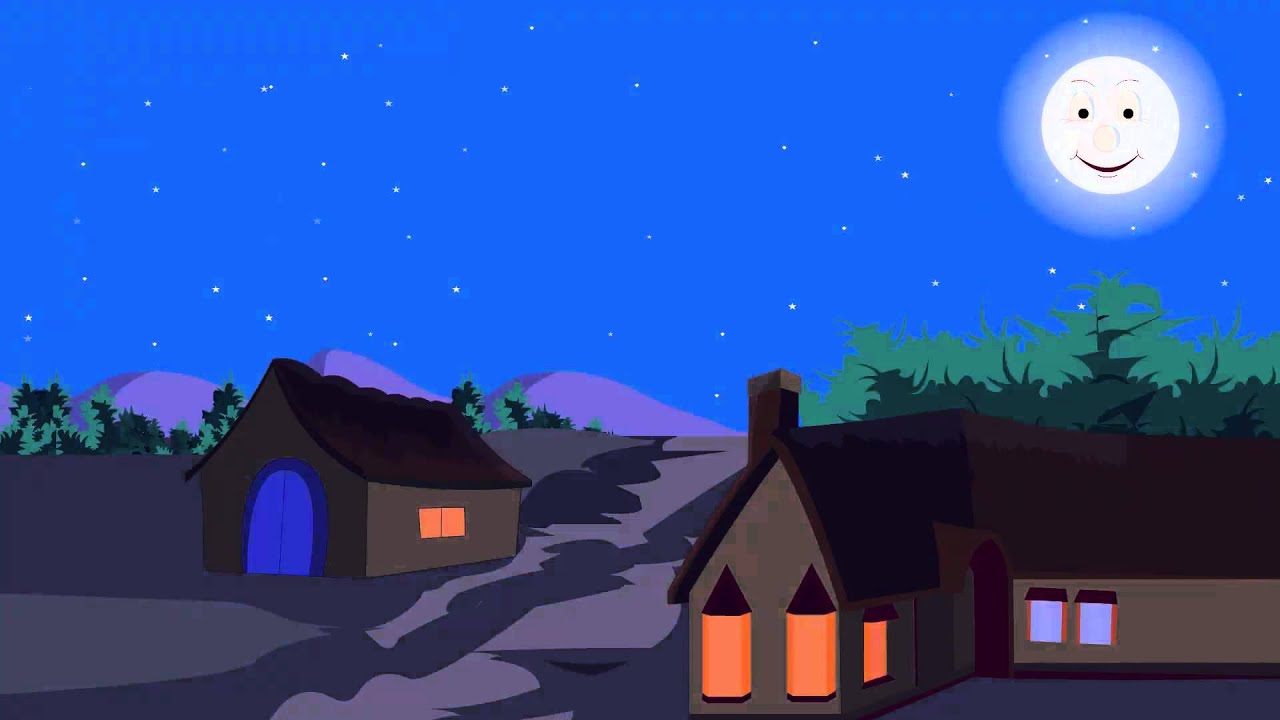 The Man in the Moon Nursery Rhyme (HD) YouTube