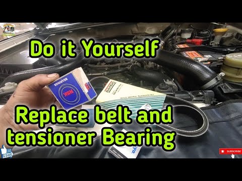 DIY, How to replace alternator Belt ISUZU D-max and Mux