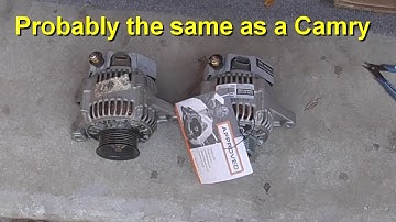 AG_030 Replacing the Alternator in a 1999 Toyota Solara/Camry