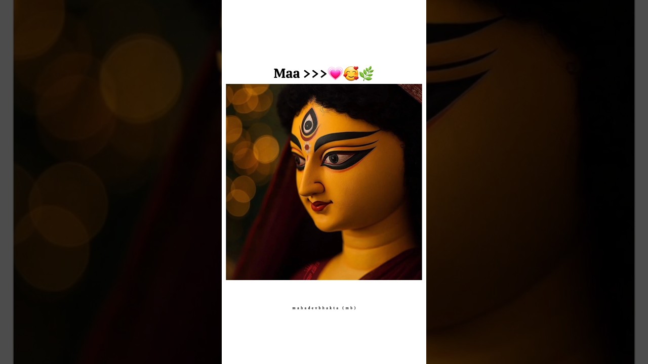 Happy Durga Puja Status Video 💗🌼✨️Durga Puja status video 