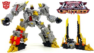 DNA Design DK-47 Upgrade Kit Transformers LEGACY Dinobots VOLCANICUS Combiner Review