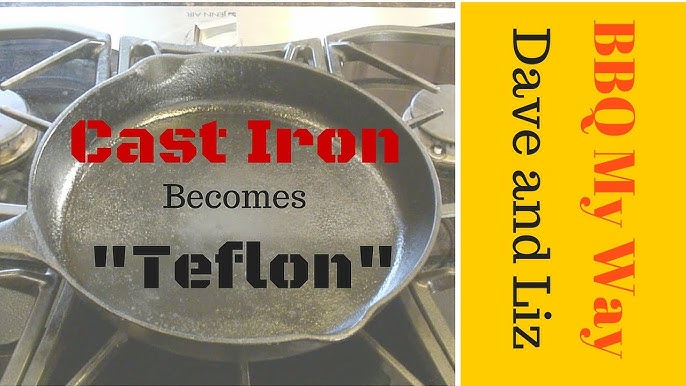 How to Make a Modern Cast-Iron Pan Smooth Like Antique Cookware - Realtree  Store