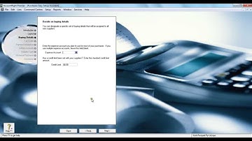 MYOB Easy Setup Assistant - Purchases
