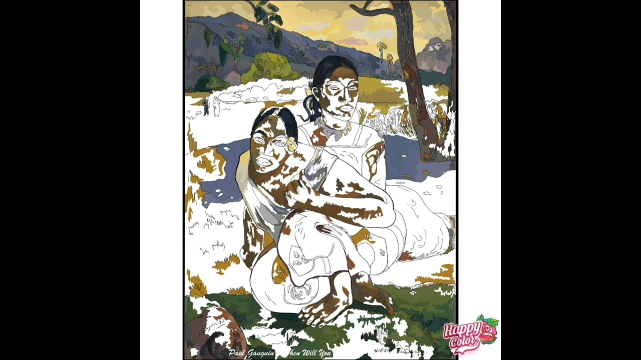 Happy color 해피컬러  명화색칠하기