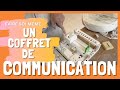 Coffret de communication  box internet rj45 adsl antenne fibre  on met quoi dedans