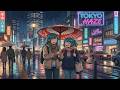 Rainy Tokyo Roppongi Night ✨ Lofi Study & Sleep Music | Japanese Elegant BGM | 1 Hour