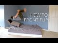 How to Front Flip - Learn Inside the House Now