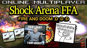 Instant-Shock Arena FFA - China - Pro Rules | C&C Generals Zero Hour | No Commentary