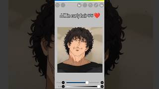JJK in curly hair ➿❤️ #jjk #jujutsukaisen #gojo #toji #maki