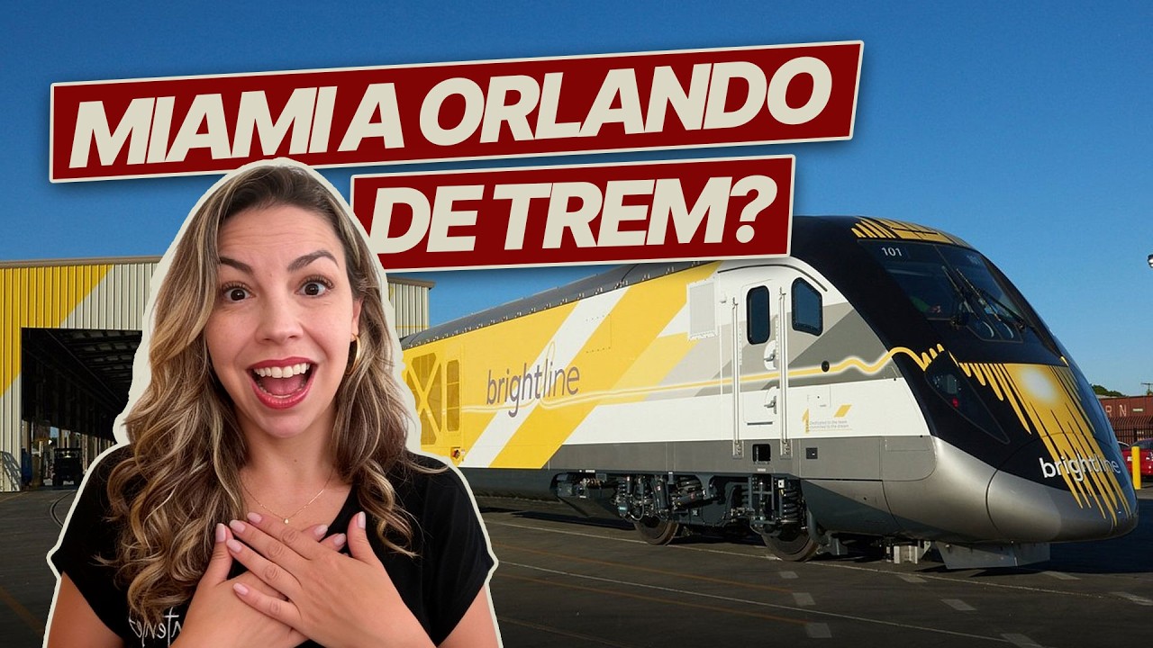 ✈️ MIAMI A ORLANDO DE TREM? Vale a pena viajar no Brightline?
