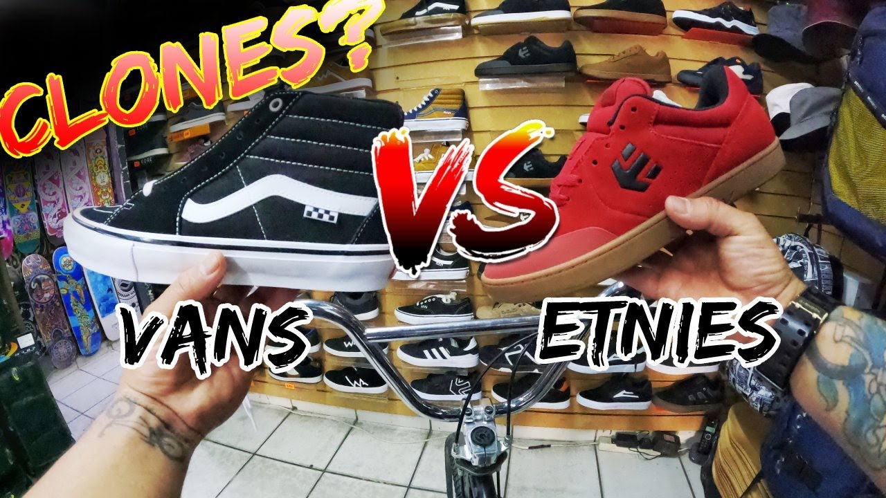 💨 Vans Pro Vs Etnies Michelin - Cual Mejor para BMX? - YouTube