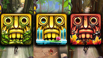 Temple Run 2 Lost Jungle Vs Temple Run 2 Enchanted Palace Vs Temple Run 2 Jungle Fall