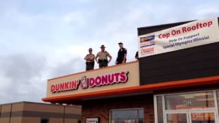 "Cop on Rooftop" event for Special Olympics at Dunkin' Donu