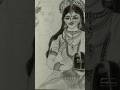 Shiv and Parvati drawing shading #drawing #art #pendrawing #sketch #indianart