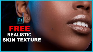 how to create realistic skin texture   free skin texture | photoshop tutorial