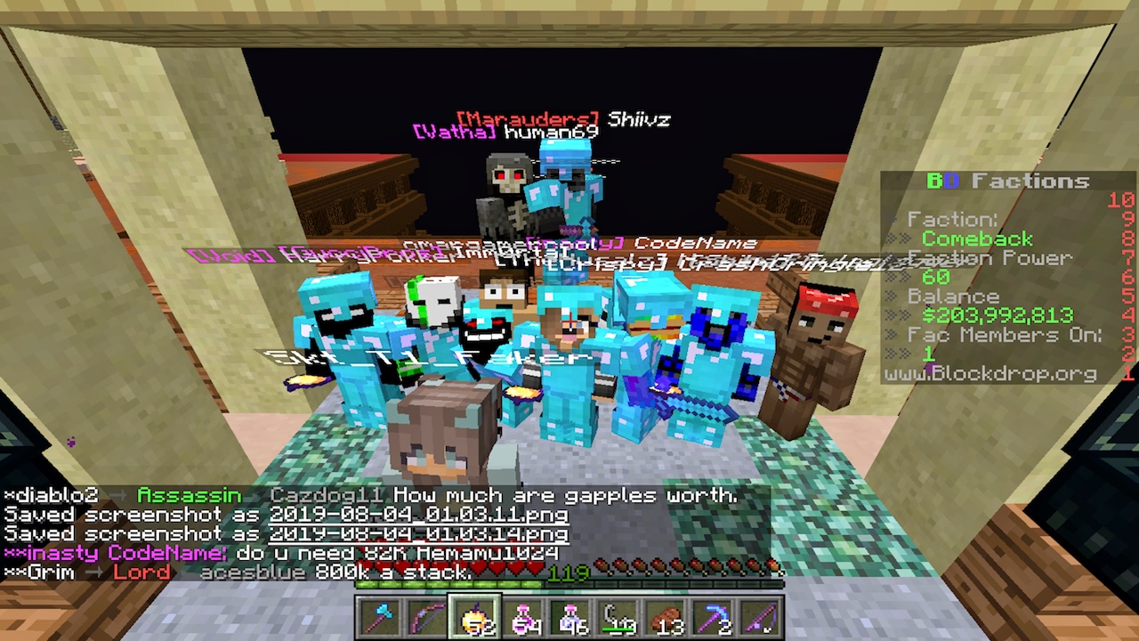 Minecraft And factions agen ! on blockdrop!! - YouTube