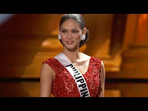 Pia Wurtzbach - Miss Universe Preliminary Competition (Evening Gown)