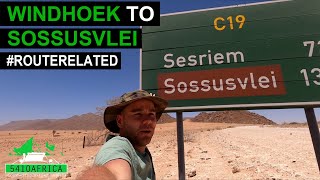 Driving from WINDHOEK TO SOSSUSVLEI | Namibia