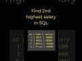 SQL interview question 1 | Coding | My SQL | #interview | #education | #coding