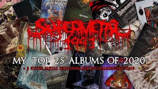 My Top 25 Albums Of 2020 | +3 Super Metal Honourable Recommendations