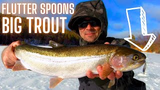 How To Ice Fishing: Mid-Lake Island Structure Rainbow and Brook Trout