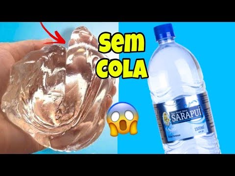 DIY WATER SLIMES COM 2 INGREDIENTES SEM COLA 💦 e SEM ATIVADOR! Testados!!