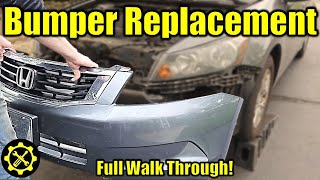 2008  2012 Honda Accord Front Bumper Removal and Install!
